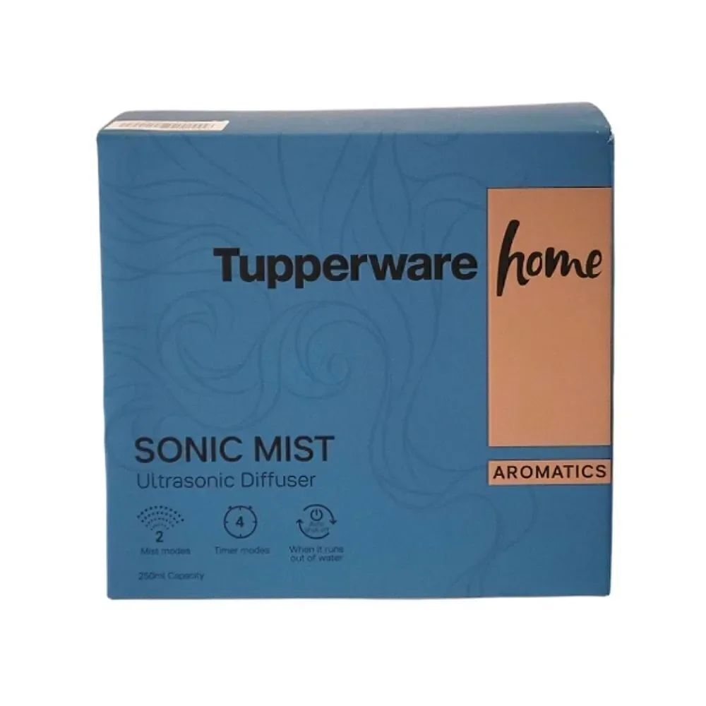 Tupperware Home Aromatics Sonic Mist Ultrasonic Diffuser + 2 Essential Oils